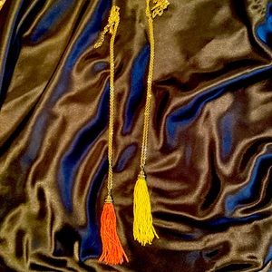 2) 30 “ Tassel necklaces
